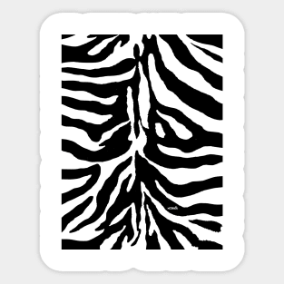 Zebra Sticker